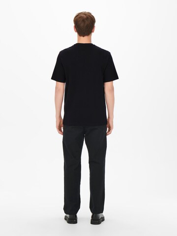 T-Shirt 'Gace' Only & Sons en noir