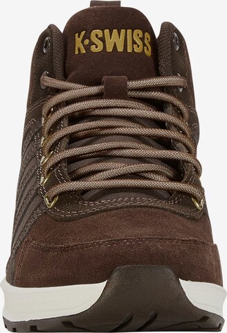 K-SWISS High-Top Sneakers 'Vista' in Brown