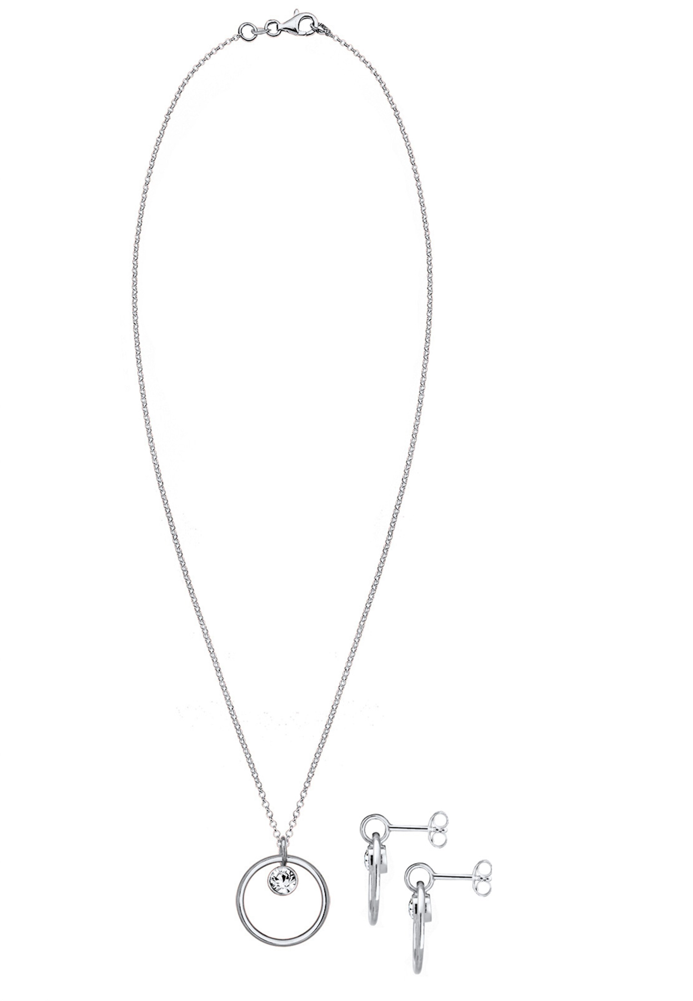 Parure de bijoux 'Geo, Kreis' ELLI en argent : devant