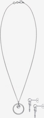 ELLI Jewelry Set 'Geo, Kreis' in Silver: front