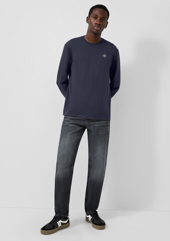 QS Shirt in Blau