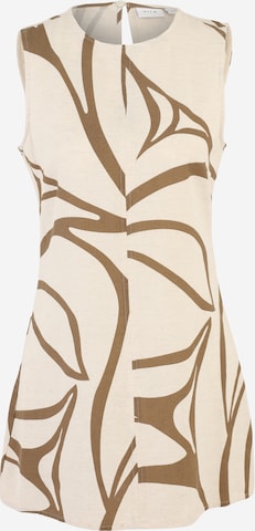 Vila Petite Kleid in Braun: Vorderseite