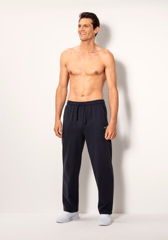 Pantalon de pyjama KangaROOS en bleu : devant