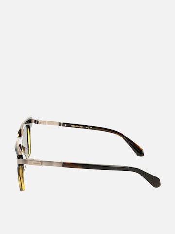 FERRAGAMO Zonnebril 'Ferragamo SF2103S Khaki horn 53/21/145 MAN Sunglasses' in Beige