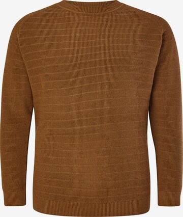 s.Oliver Men Big Sizes Sweater in Brown: front