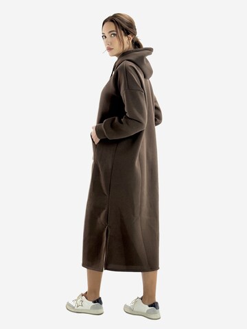 Elara Kleid in Braun