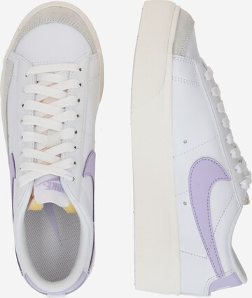 Nike Sportswear Matalavartiset tennarit 'Blazer' värissä valkoinen