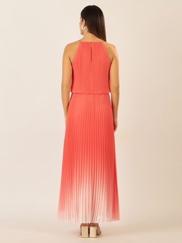 APART langes Plisseekleid in Mischfarben