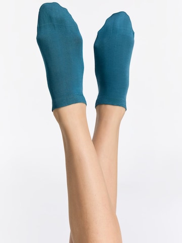 Albero Natur Ankle Socks in Blue