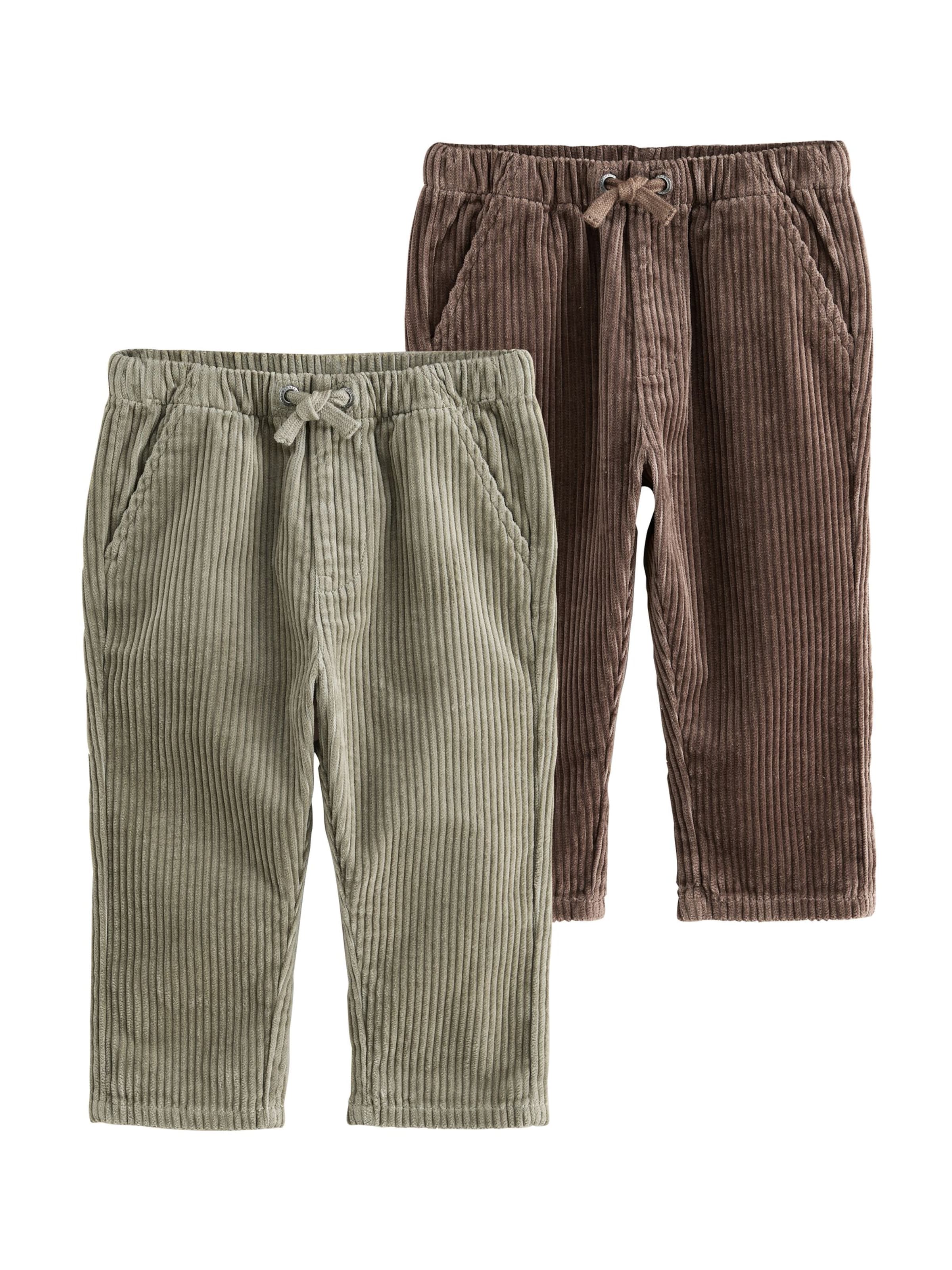 Nextregular Hlače - smeđa boja: prednji dio