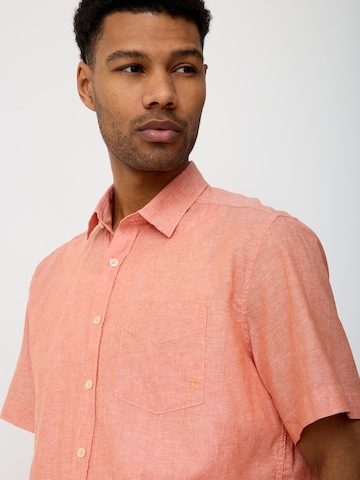 PADDOCKS Regular fit Button Up Shirt in Orange