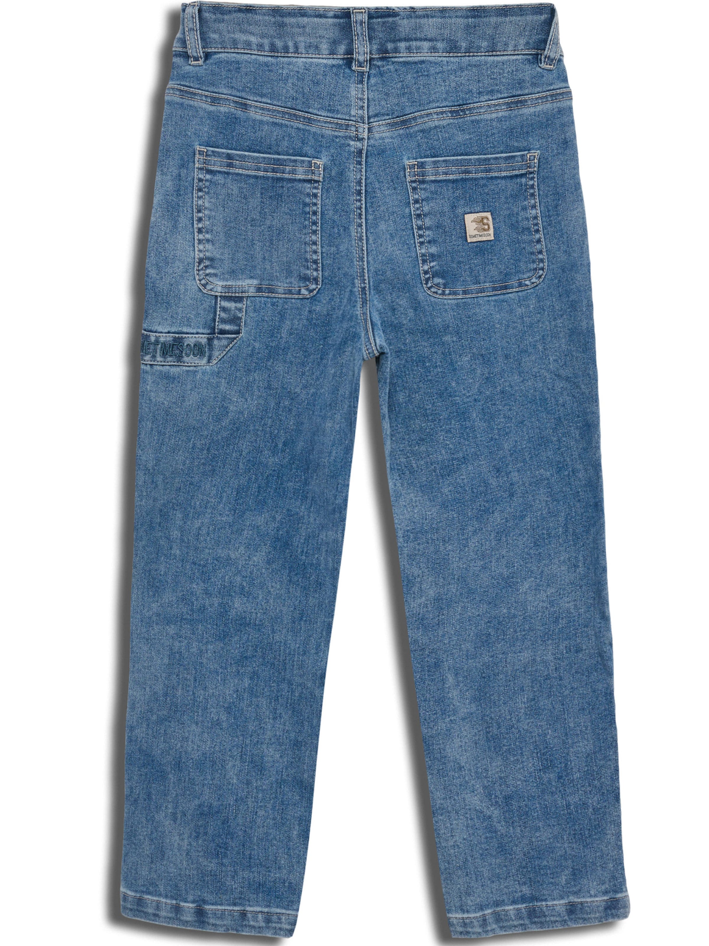 SOMETIME SOON regular Jeans i blå