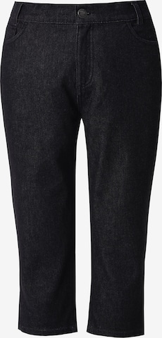Ulla Popken Slim fit Jeans in Black: front