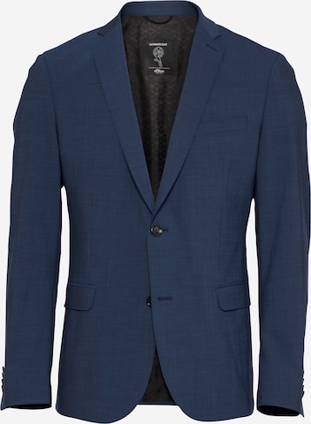 Coupe slim Veste de costume s.Oliver BLACK LABEL en bleu : devant