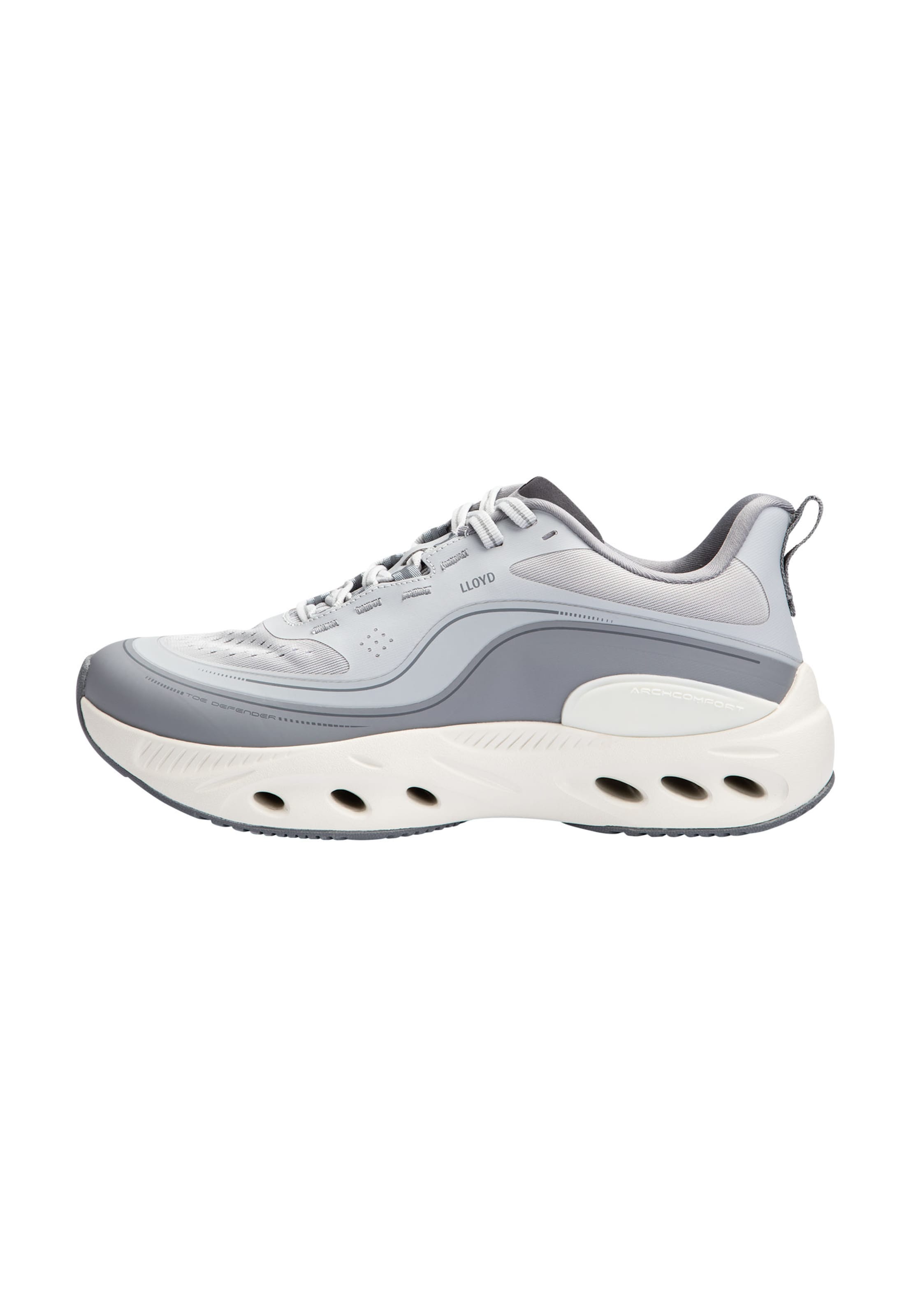 LLOYD Sneaker 'DASH X' in Grau: Vorderseite