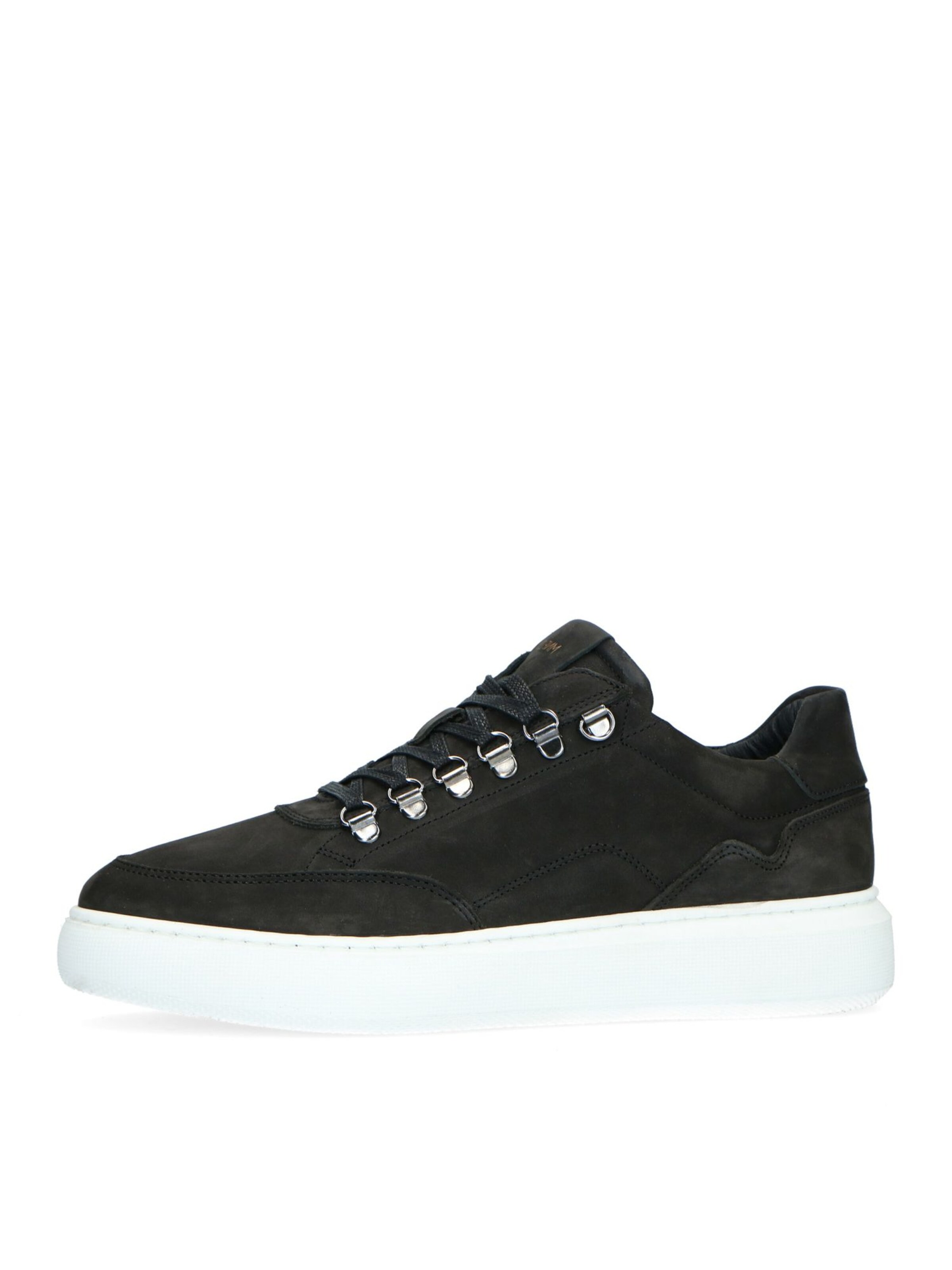MANFIELD Sneakers in Black: front