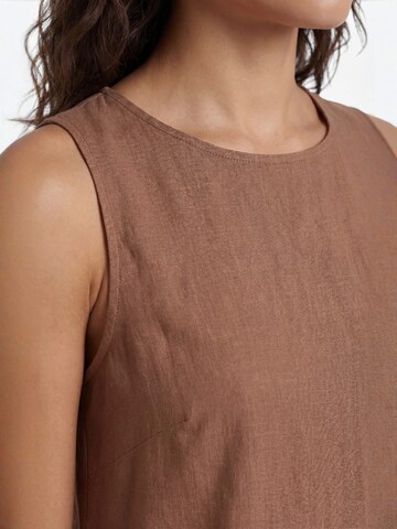 Ana Alcazar Jurk ' Dorisia ' in Bruin