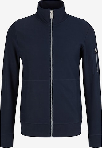 TOM TAILOR Sweatjacke in Blau: predná strana