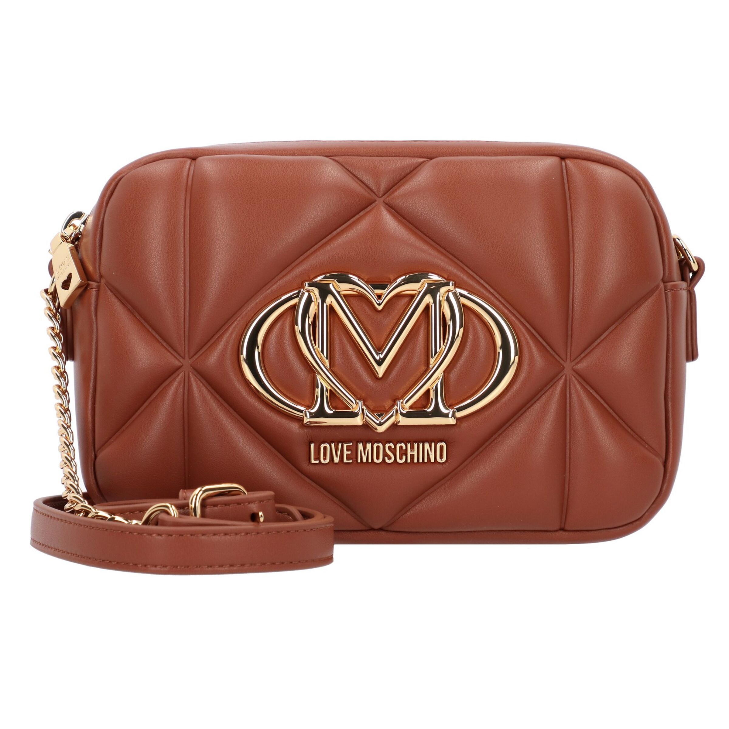 Love Moschino Crossbody Bag in Brown: front