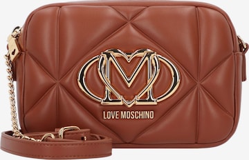 Love Moschino Umhängetasche in Braun: Vorderseite