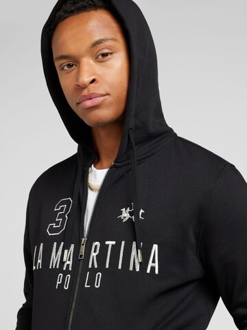 La Martina Sweatvest in Zwart