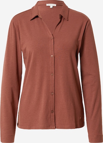 TOM TAILOR Blouse in Bruin: voorkant