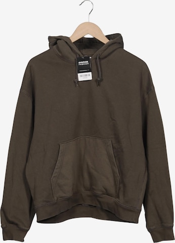 WEEKDAY Kapuzenpullover M in Grün: Vorderseite