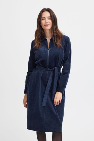Fransa Shirt Dress 'Mita' in Blue: front