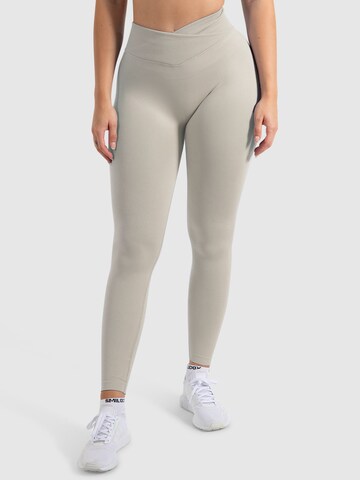Smilodox Slimfit Leggings in Beige: voorkant
