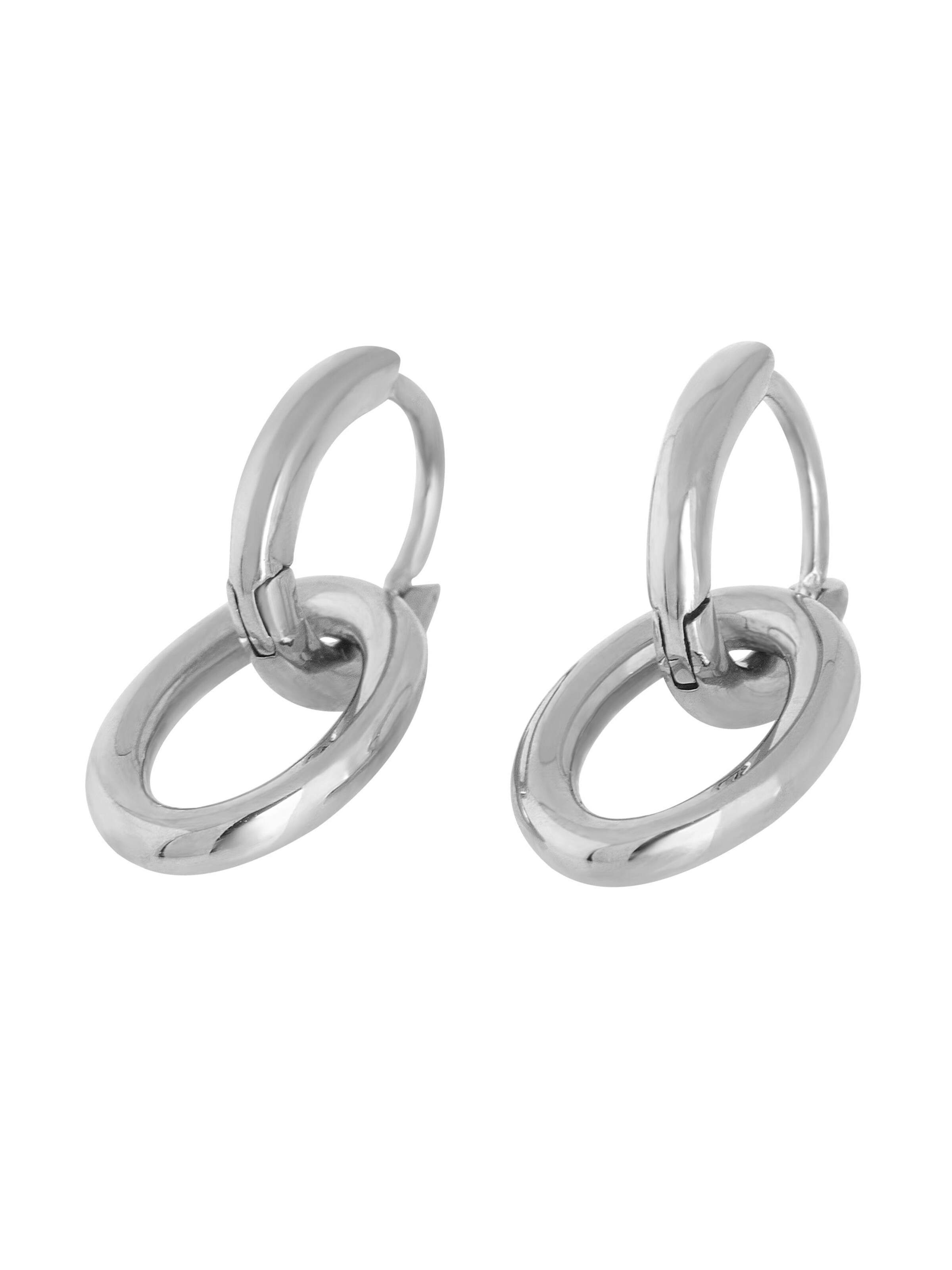 Akitsune Earrings 'Unity' in Silver