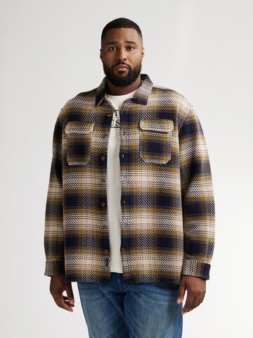 Petrol Industries Regular fit Overhemd in Blauw: voorkant