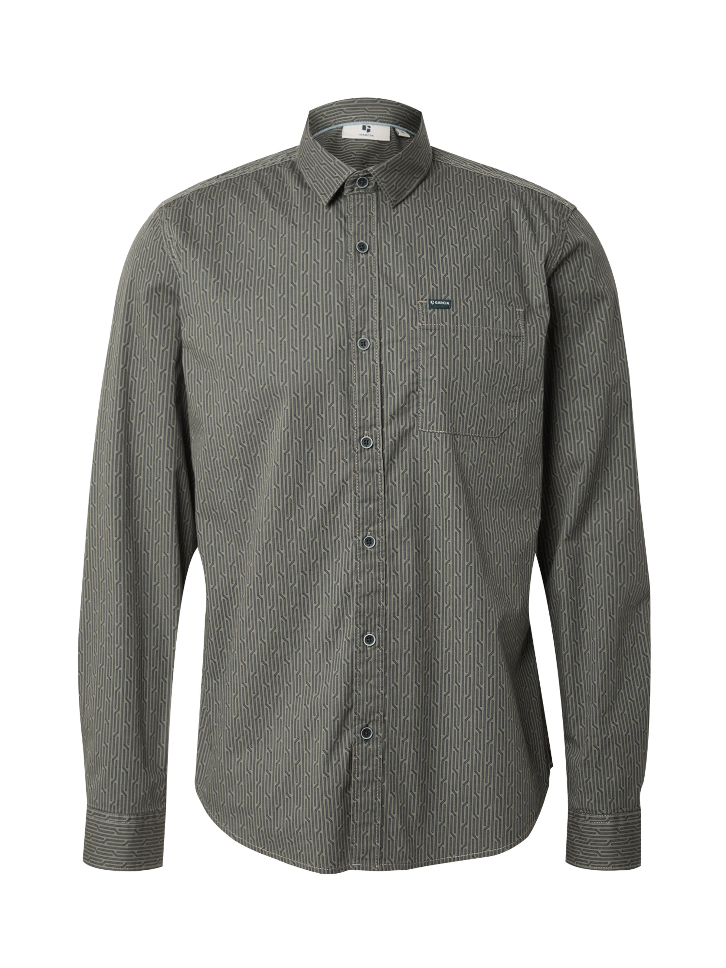 Regular fit Camicia di GARCIA in verde: frontale