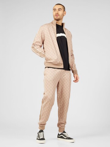 JOOP! Zip-Up Hoodie 'Tayfun' in Brown