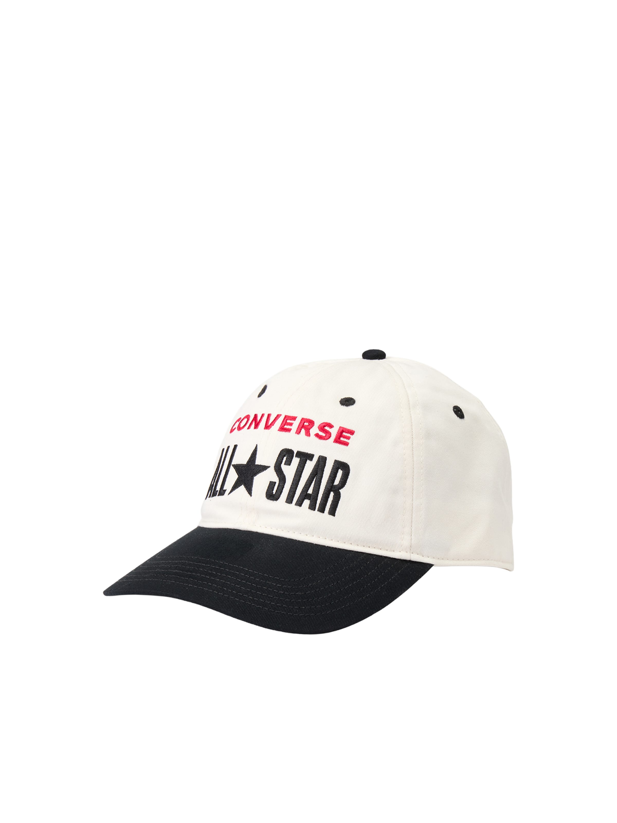 CONVERSE Czapka z daszkiem 'ALL STAR' w kolorze czarny: przód