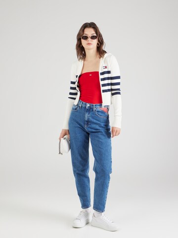 Tommy Jeans Bluza rozpinana w kolorze biały