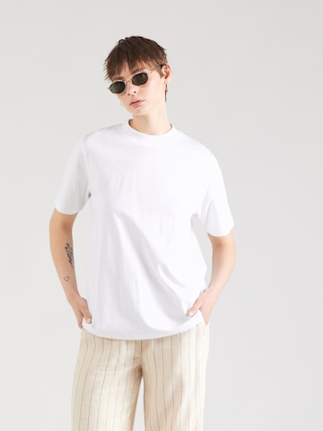 Rotholz Shirt 'Big Collar' in White: front