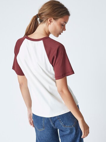 T-shirt 'Edge' co'couture en blanc
