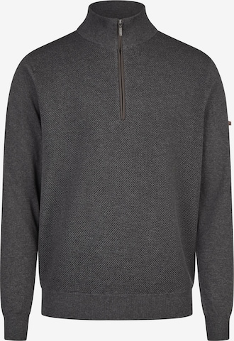 redmond Pullover 'Basic' in Grau: Vorderseite