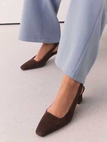 Décolleté sling 'Forever Comfort' di Next in marrone