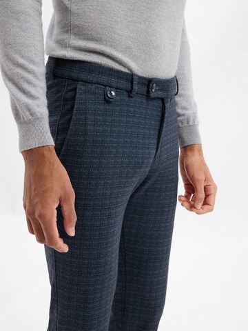 bugatti Regular Chino Pants 'Renzo' in Blue