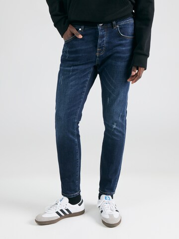 Coupe slim Jean 'U2 I' Goldgarn en bleu : devant