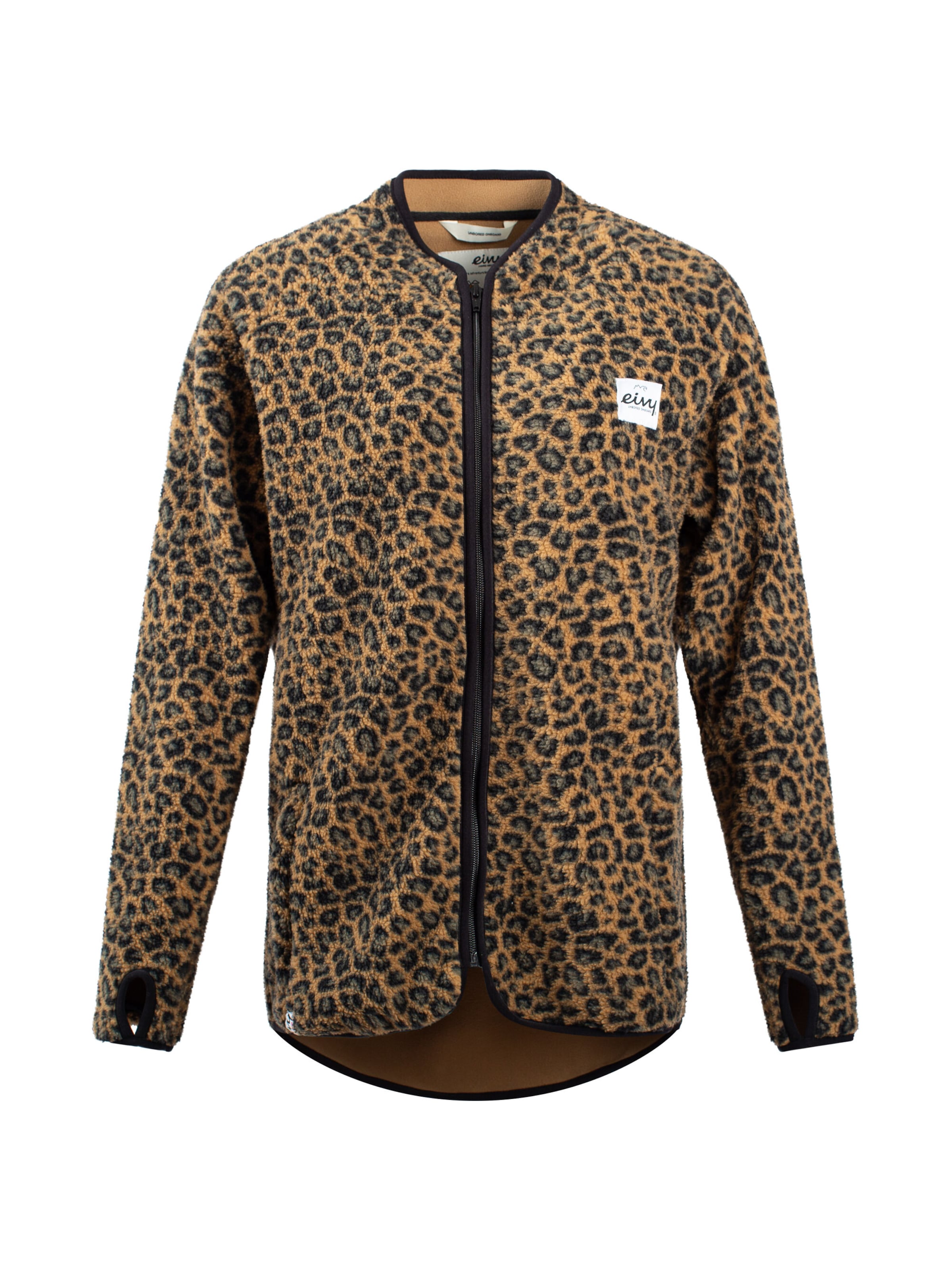 Veste en polaire fonctionnelle 'Redwood' Eivy en marron : devant