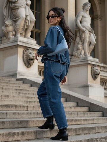 HYPEDROP - Ropa ancha Vaquero 'HDSCARLET' en azul