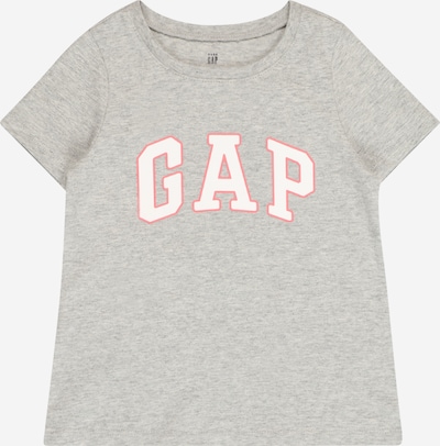 GAP T-Shirt in graumeliert / pink / weiß, Produktansicht