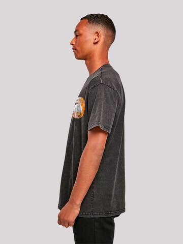 F4NT4STIC Shirt 'Heroes of Childhood Pinocchio Sundowner' in Black