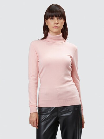 Influencer Pullover in Pink: Vorderseite