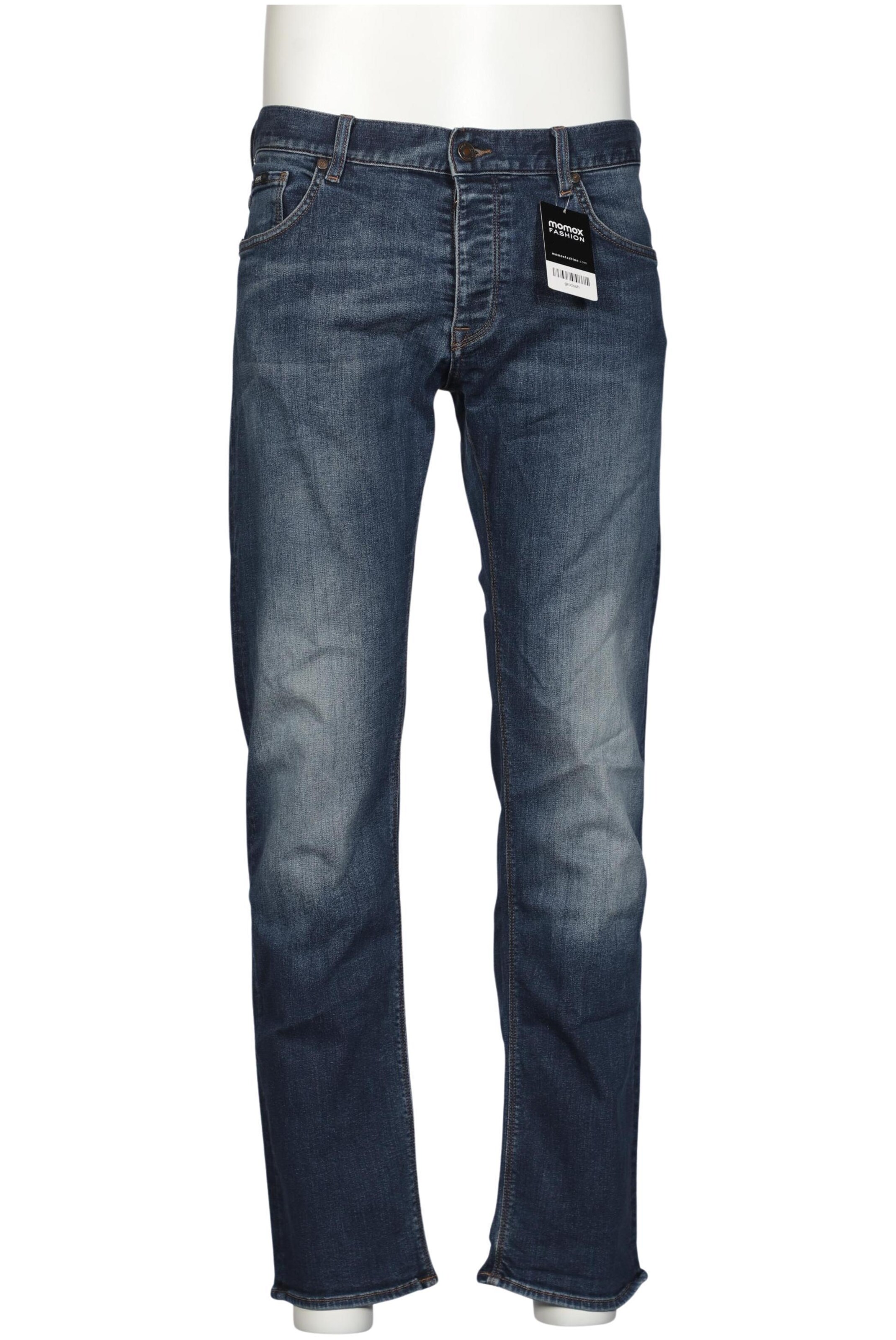 BOSS Black Jeans in 35 in Blue: front