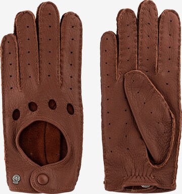 Roeckl Full Finger Gloves ' Montreal ' in Brown: front