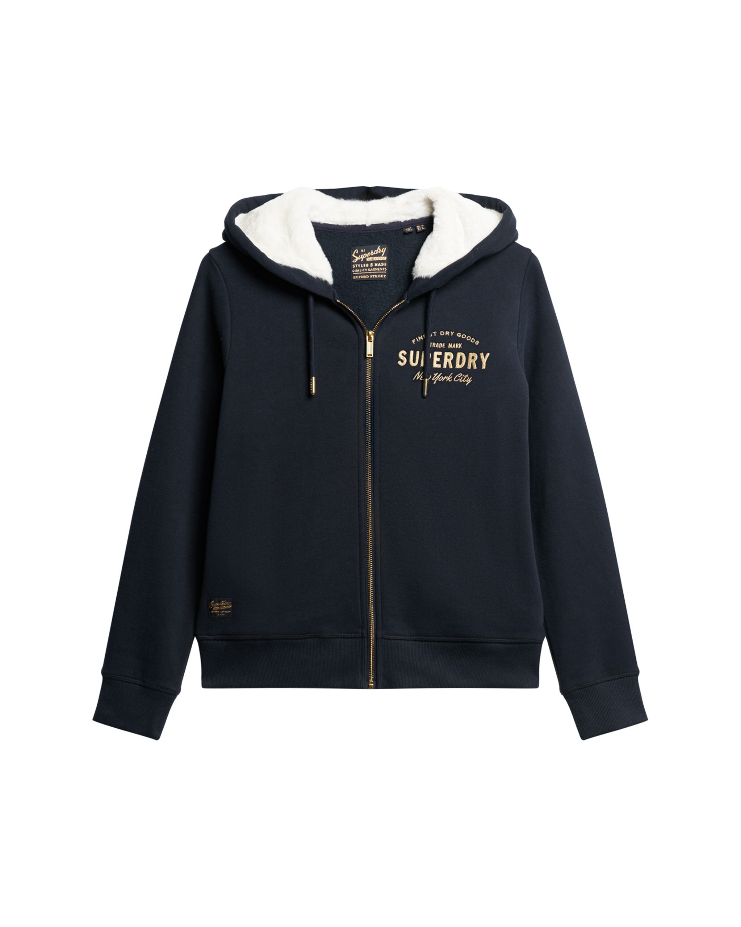 Superdry & Co Sweatjacke in Blau: Vorderseite