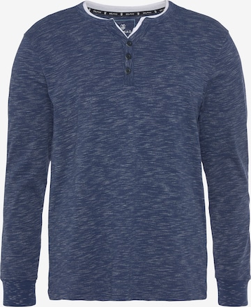 DELMAO Shirt in Blau: Vorderseite